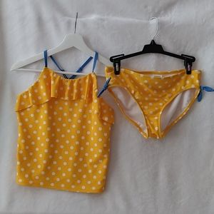 Land's End tankini swimsuit kid's size 16